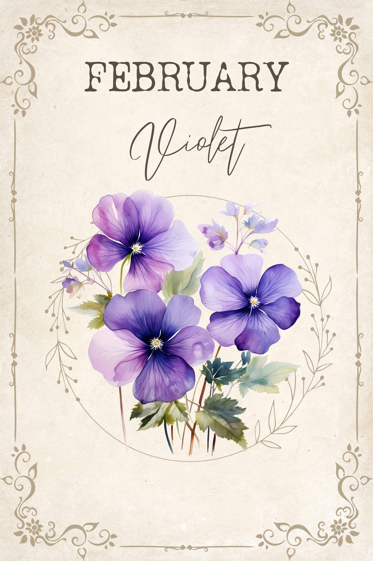 Birthday Blessings Gift Box โ Handmade Birth Flower Jewelry & Keepsake Set