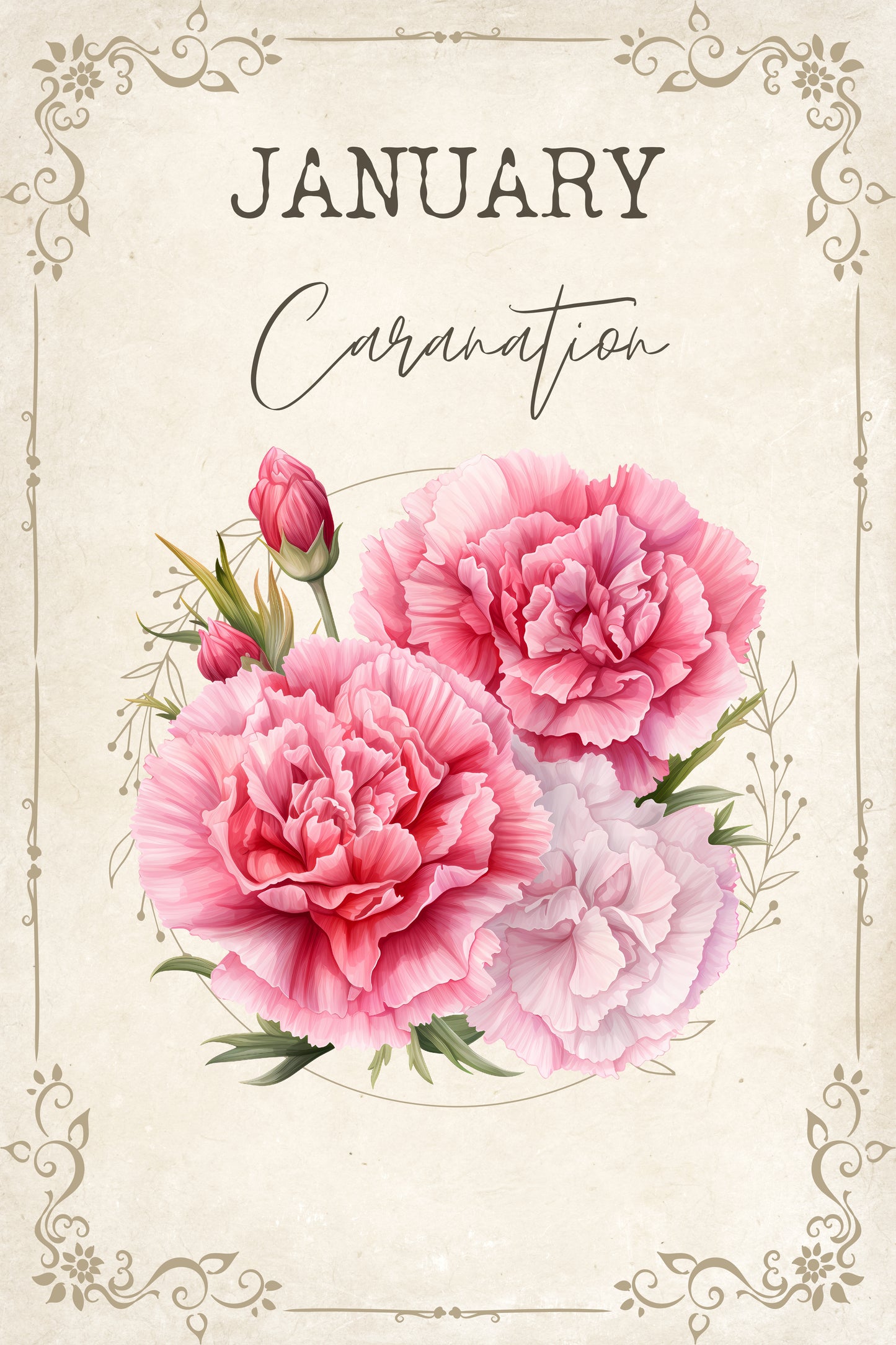 Birthday Blessings Gift Box โ Handmade Birth Flower Jewelry & Keepsake Set