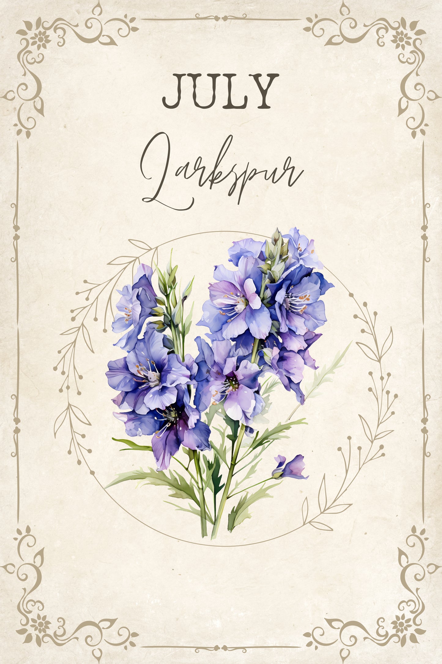 Birthday Blessings Gift Box โ Handmade Birth Flower Jewelry & Keepsake Set