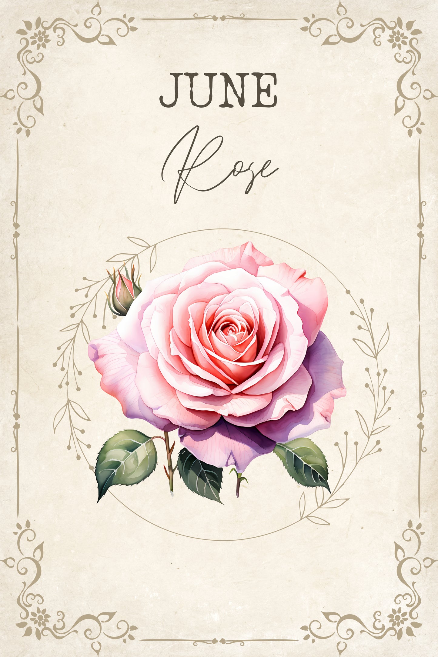 Birthday Blessings Gift Box โ Handmade Birth Flower Jewelry & Keepsake Set