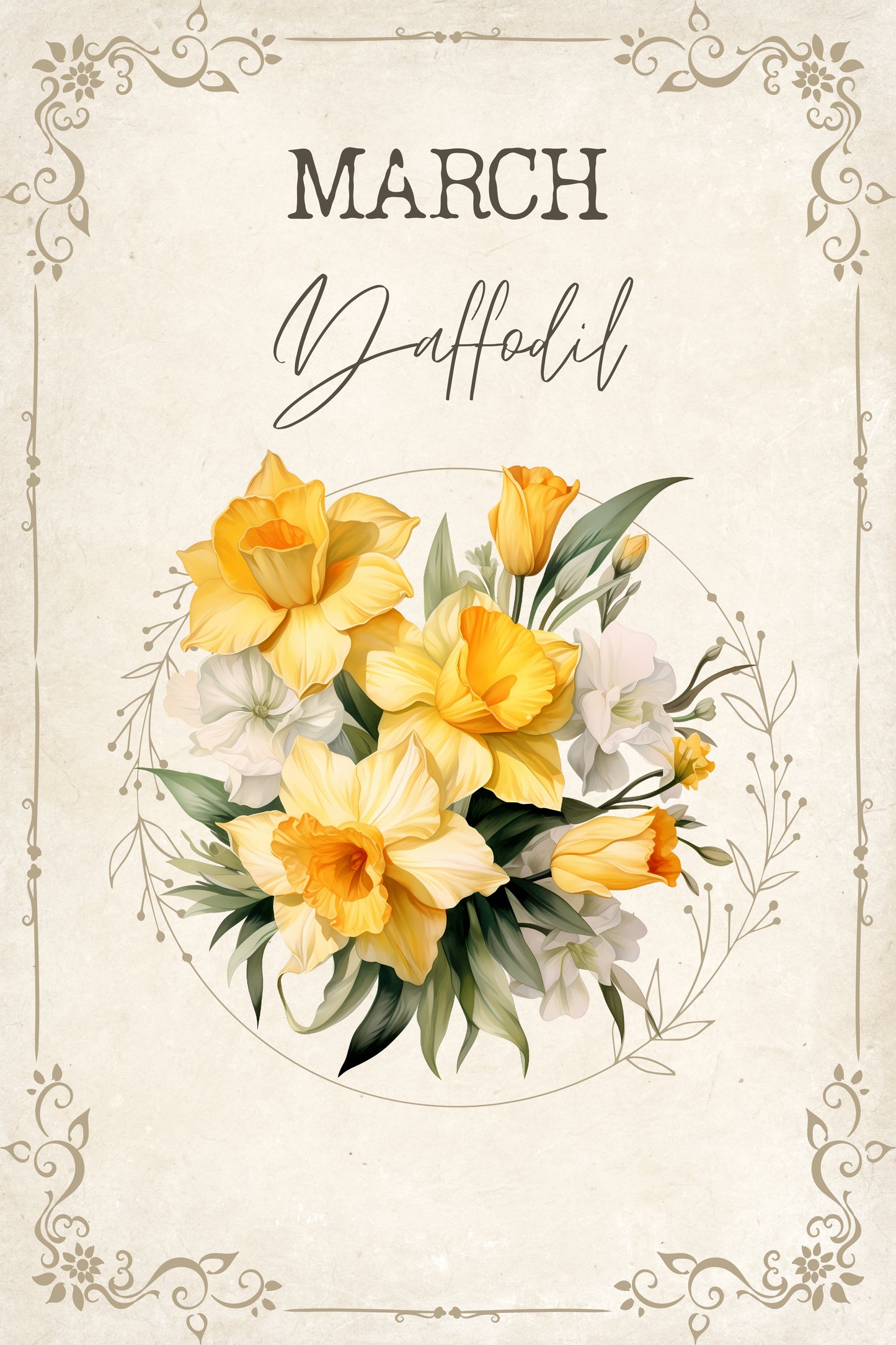 Birthday Blessings Gift Box โ Handmade Birth Flower Jewelry & Keepsake Set