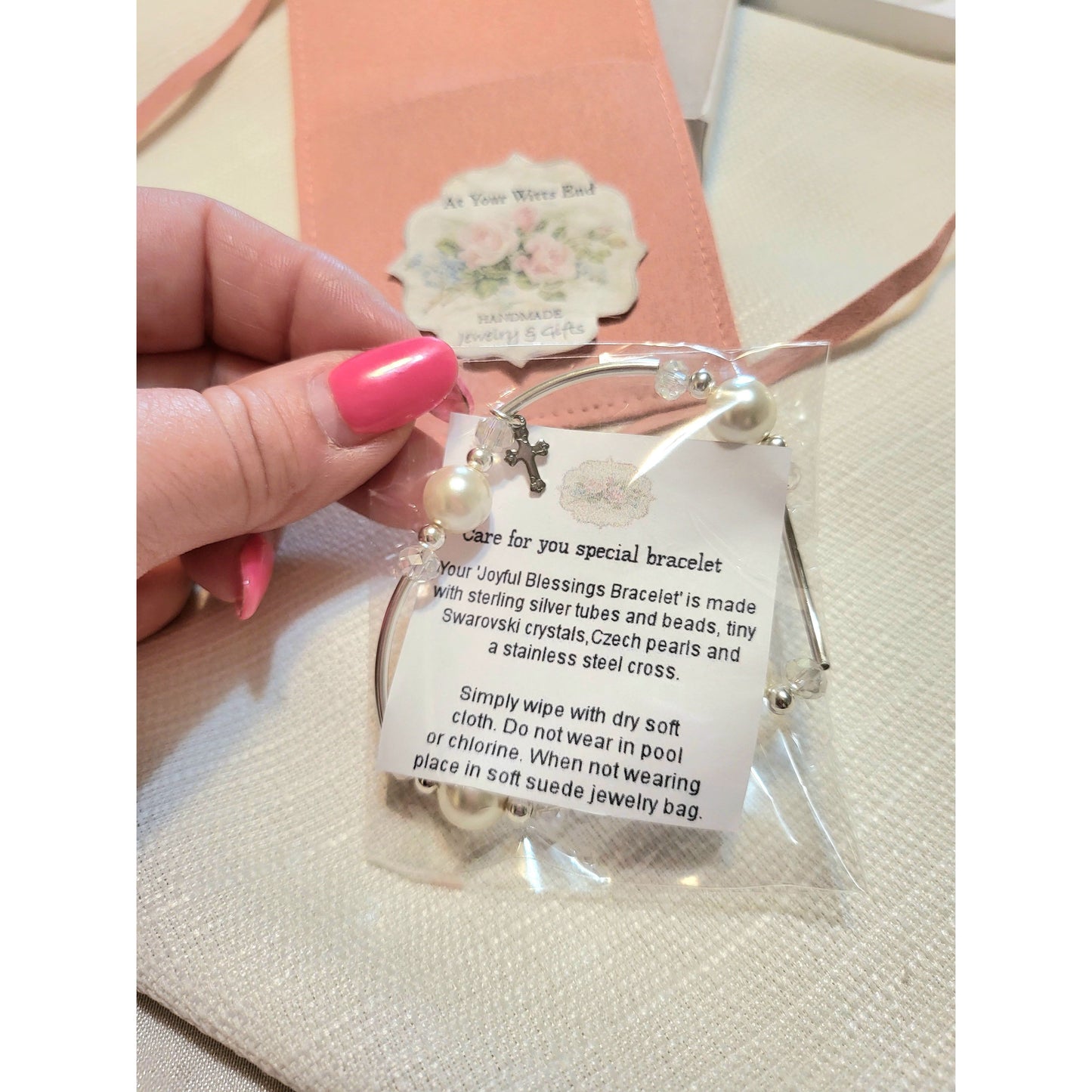 Comes with a care card to protect your bracelet.