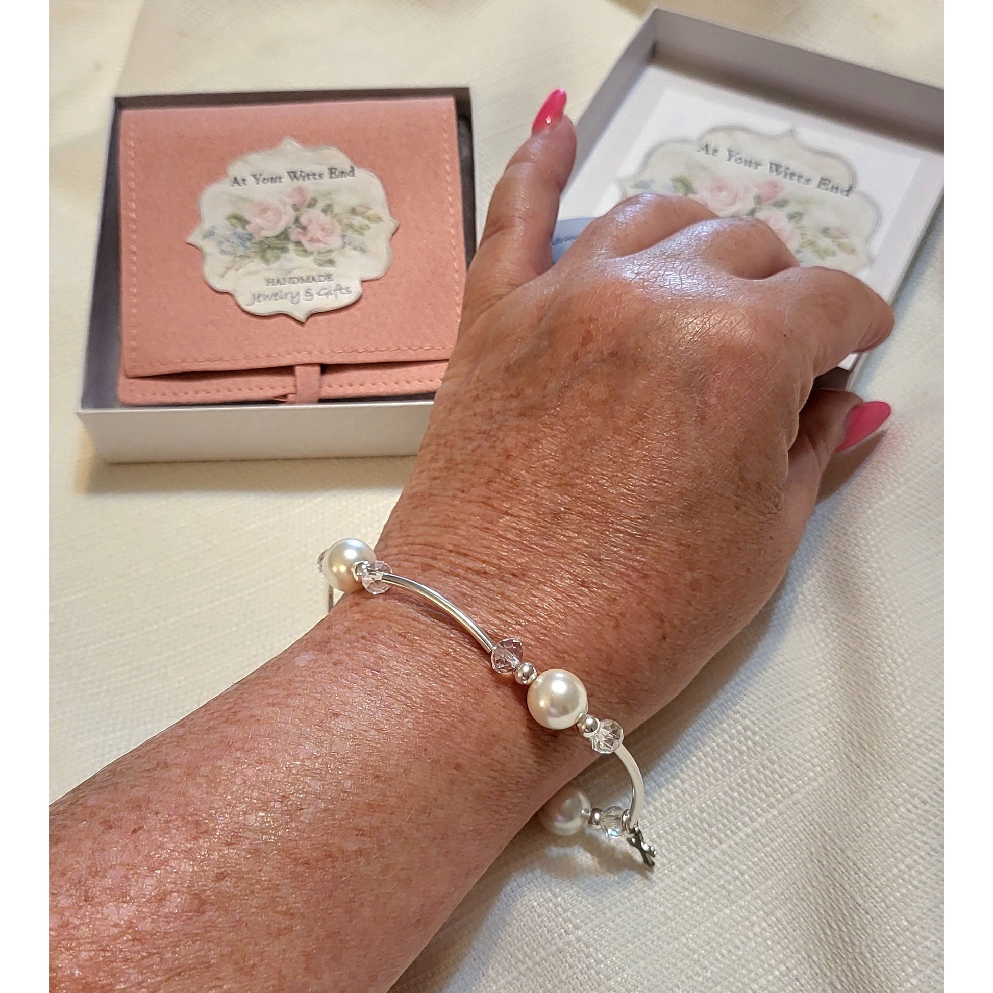 This special bracelet is delicate and feminine and makes a wonderful gift.