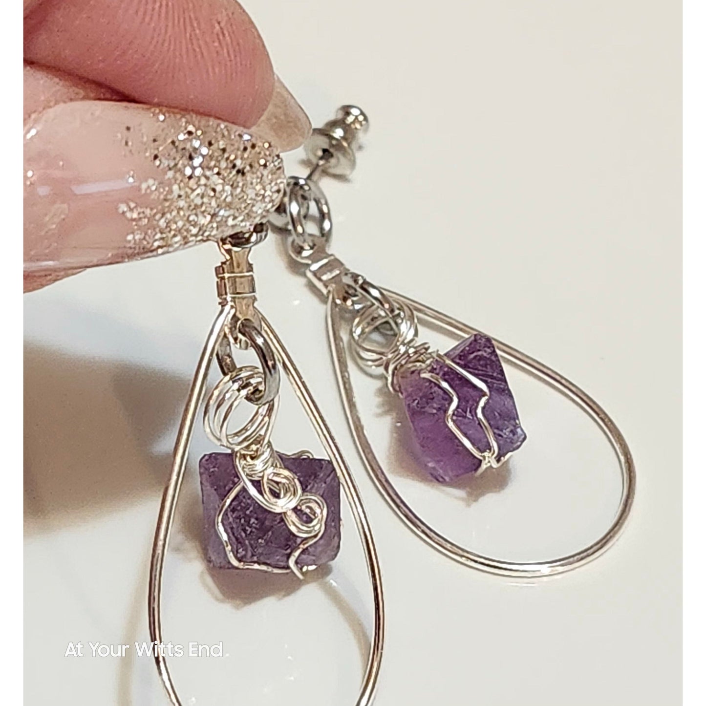 Sterling Silver Amethyst Earrings