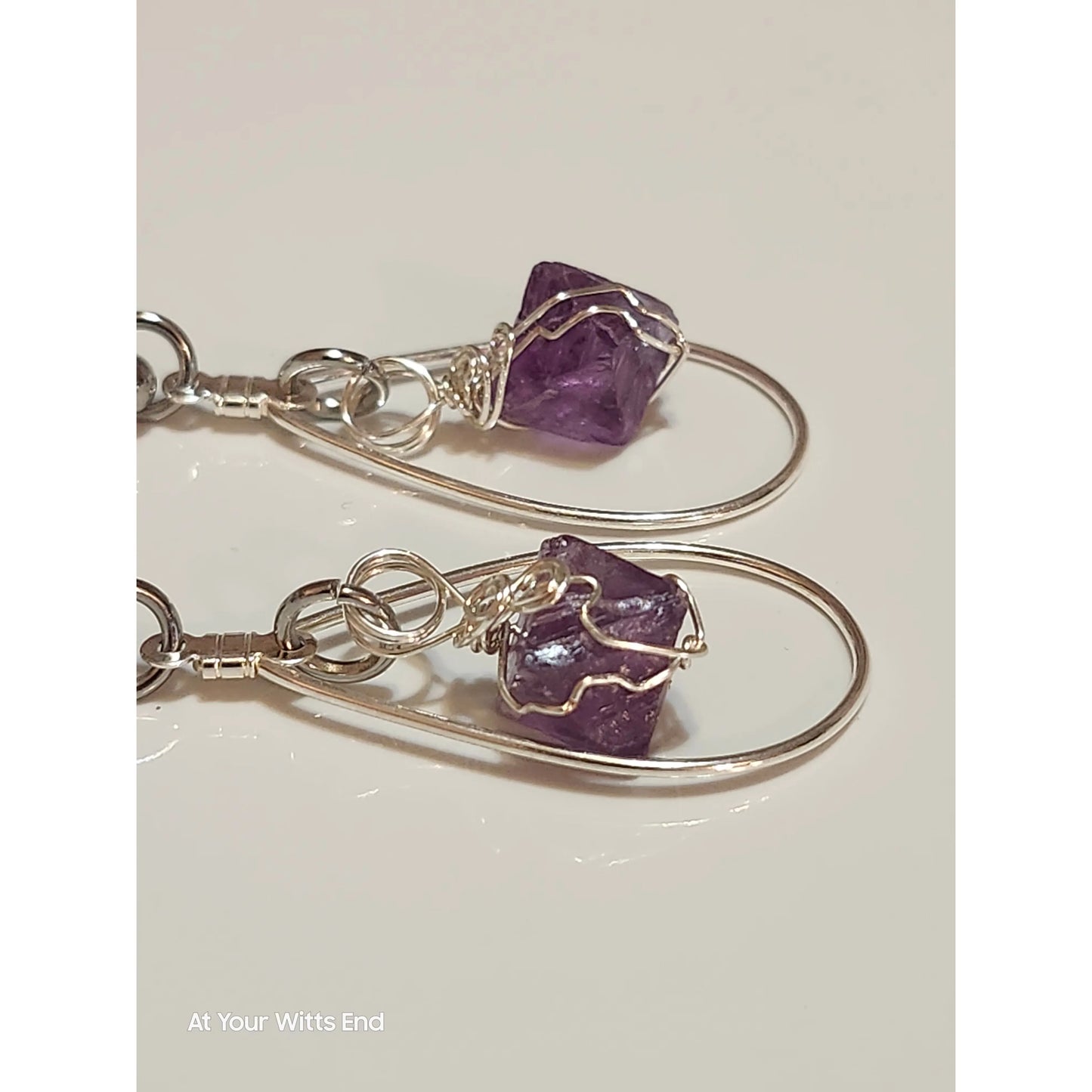 Sterling Silver Amethyst Earrings