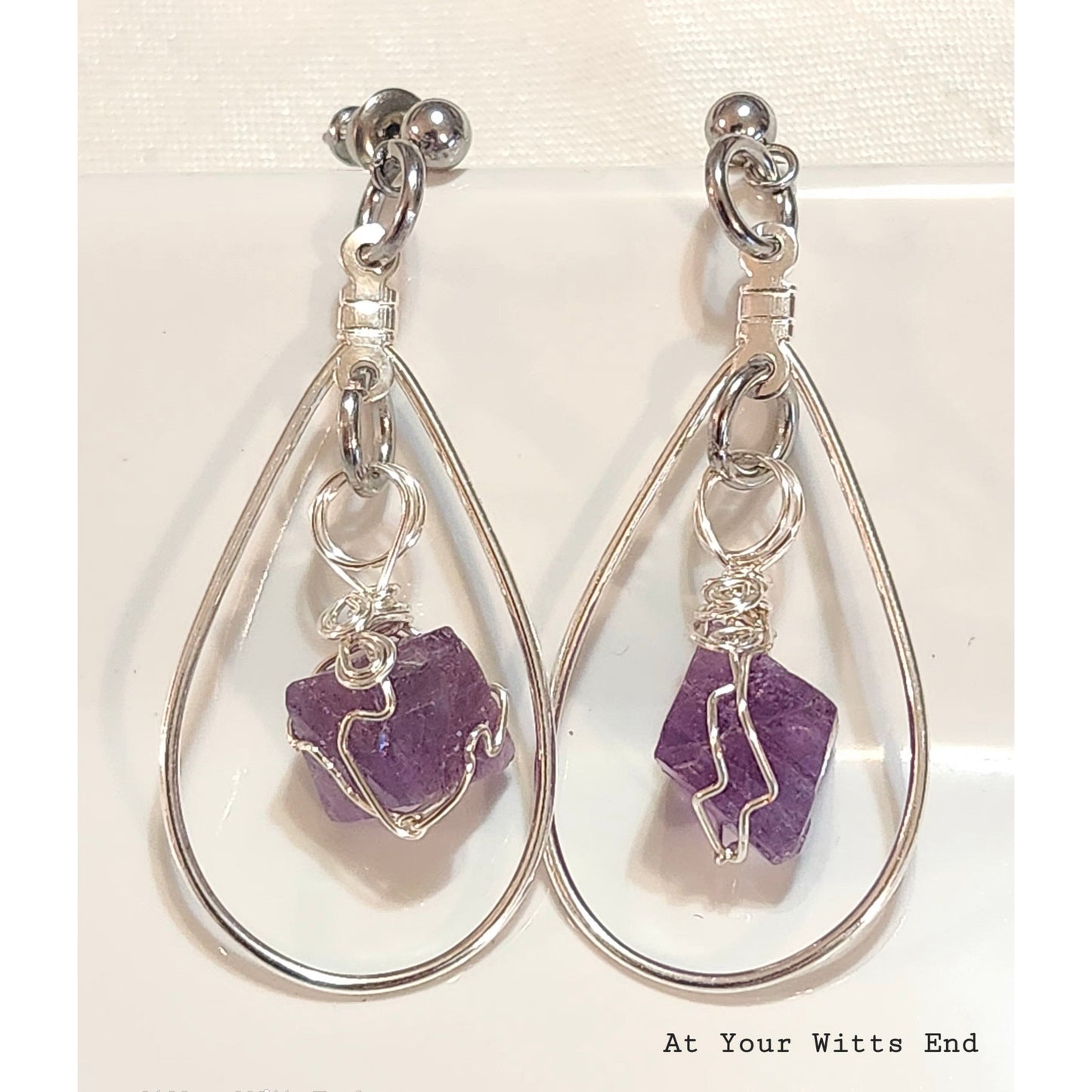 Sterling Silver Amethyst Earrings