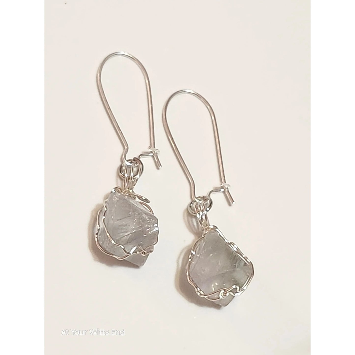 Quartz Wire Wrapped Earrings