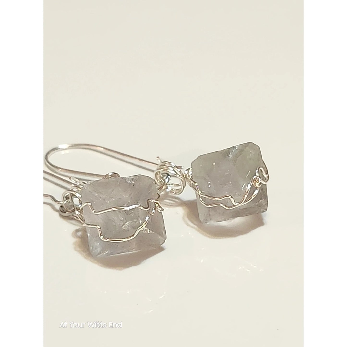 Quartz Wire Wrapped Earrings