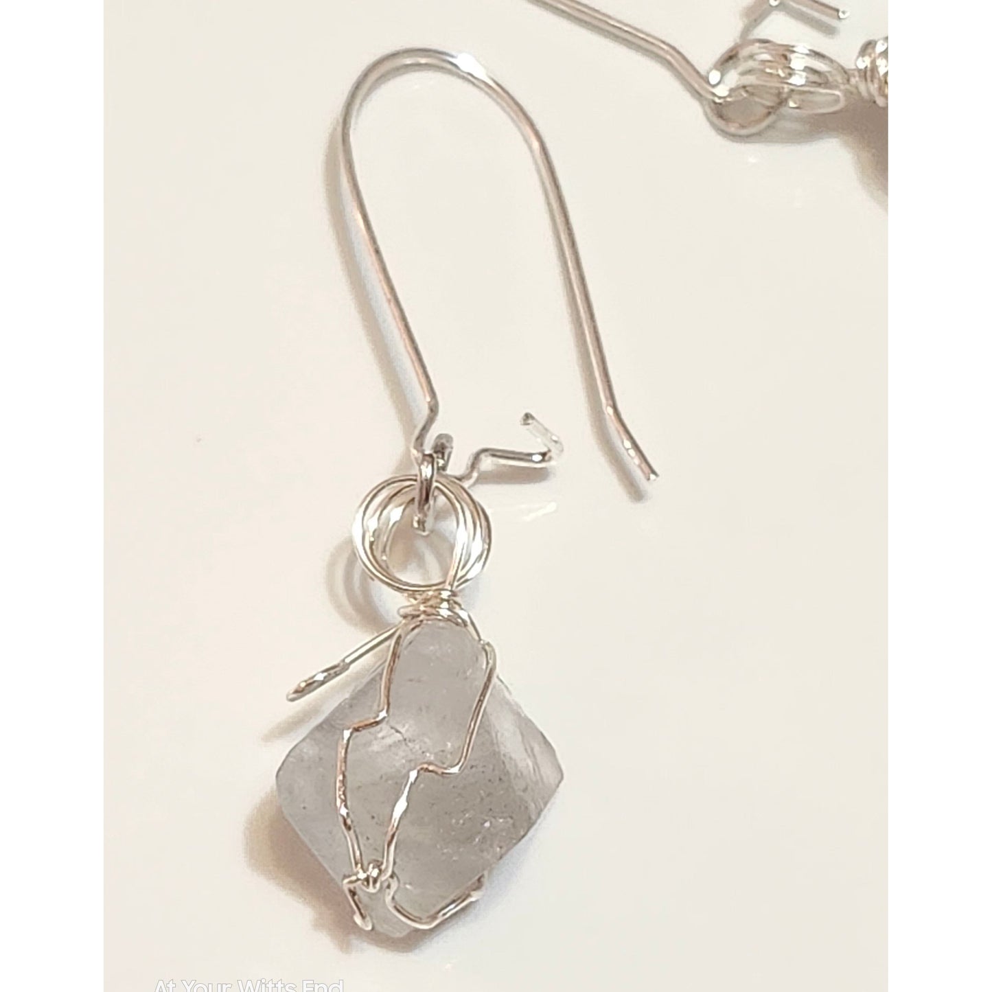 Quartz Wire Wrapped Earrings