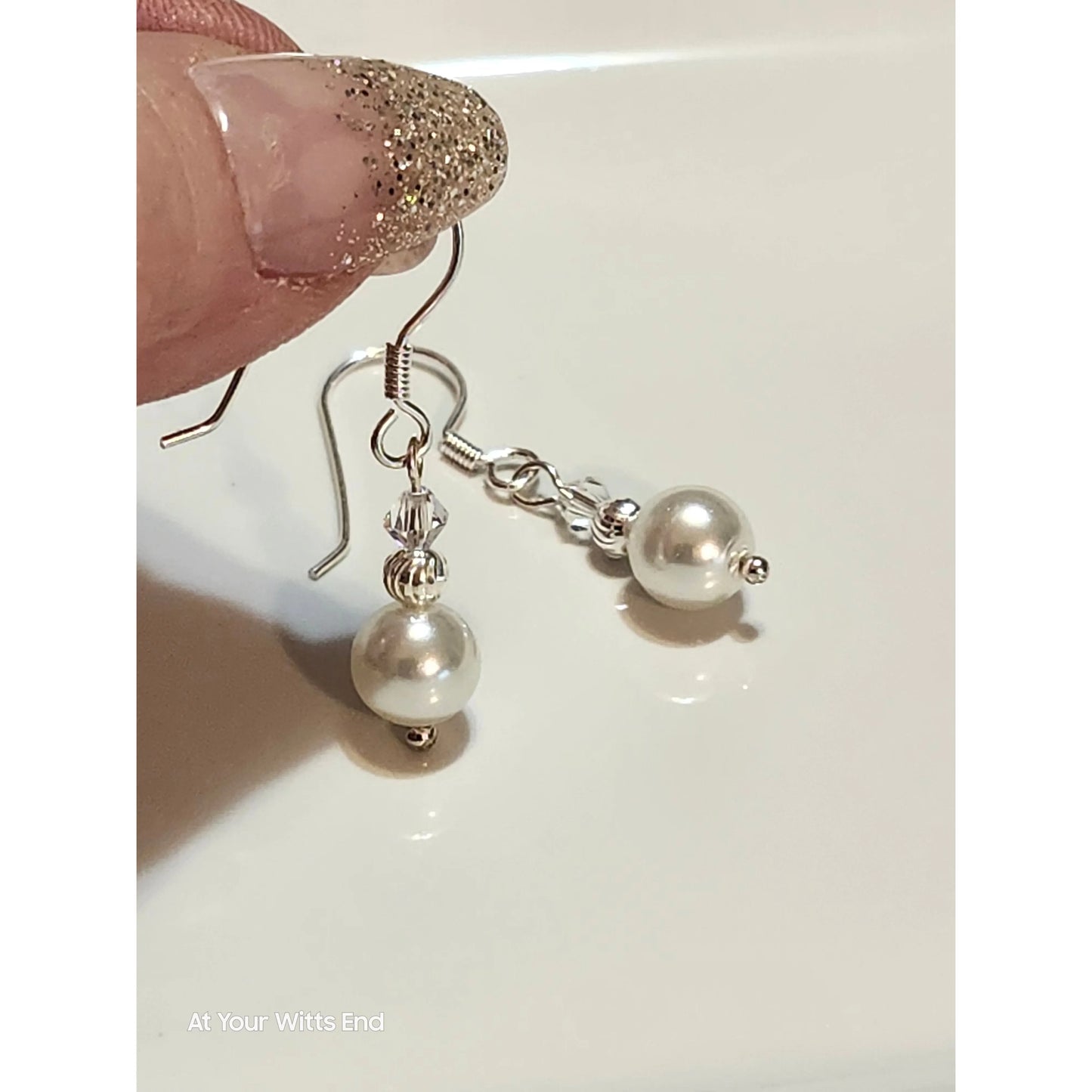 Sterling Silver Pearl Earrings