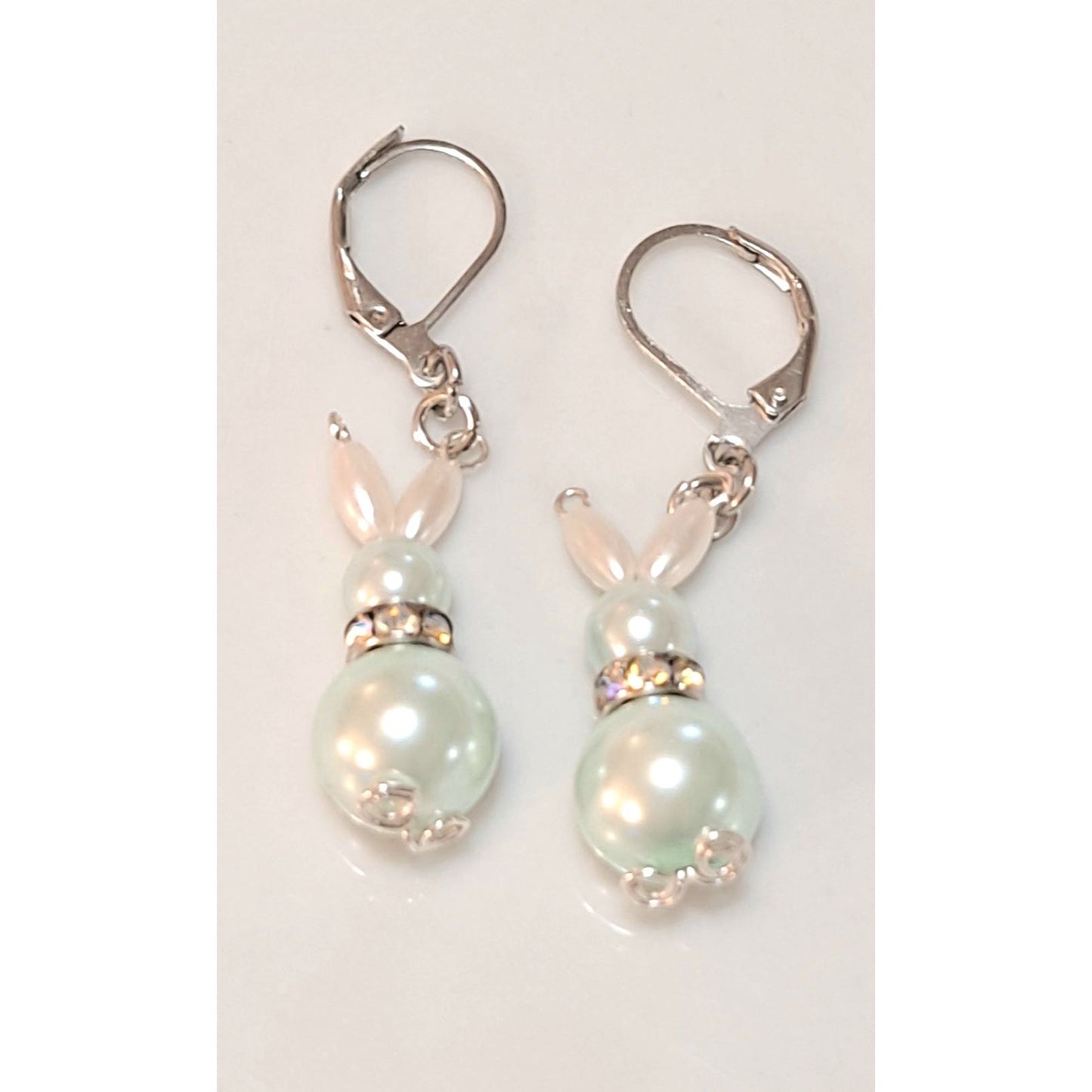 Cute Pearl Bunny Earrings