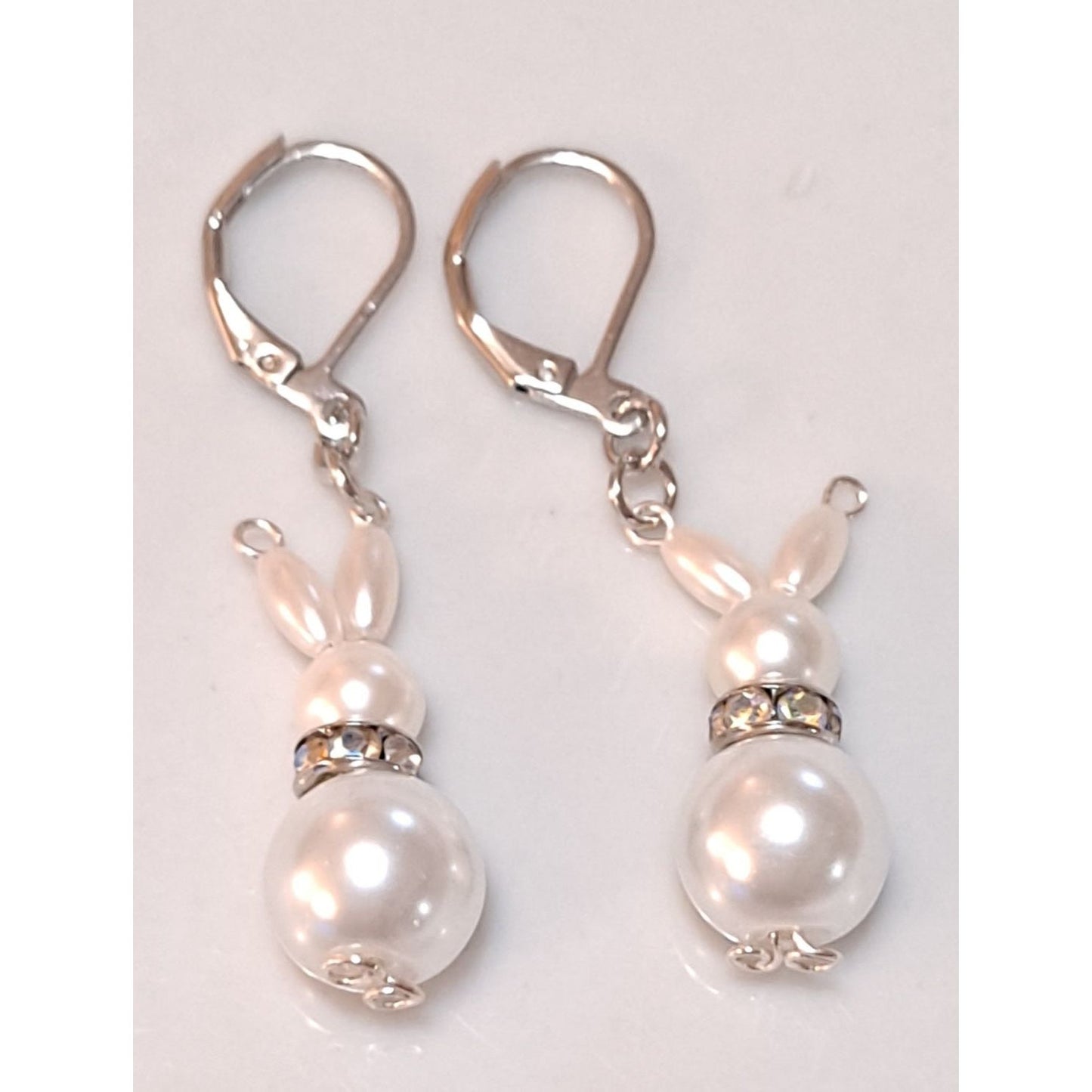 Cute Pearl Bunny Earrings
