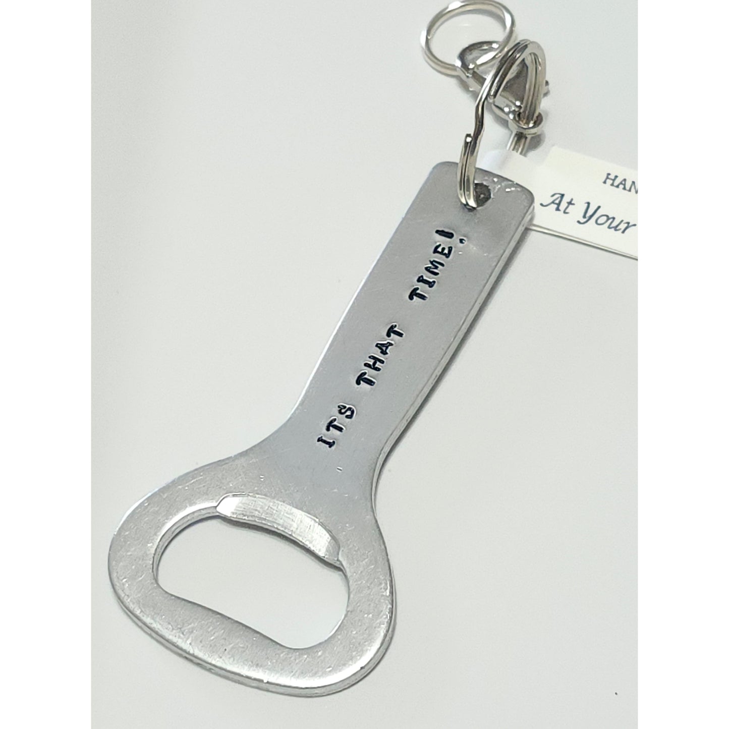 Aluminum Bottle Opener Keychain Funny Saying