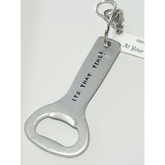 Aluminum Bottle Opener Keychain Funny Saying