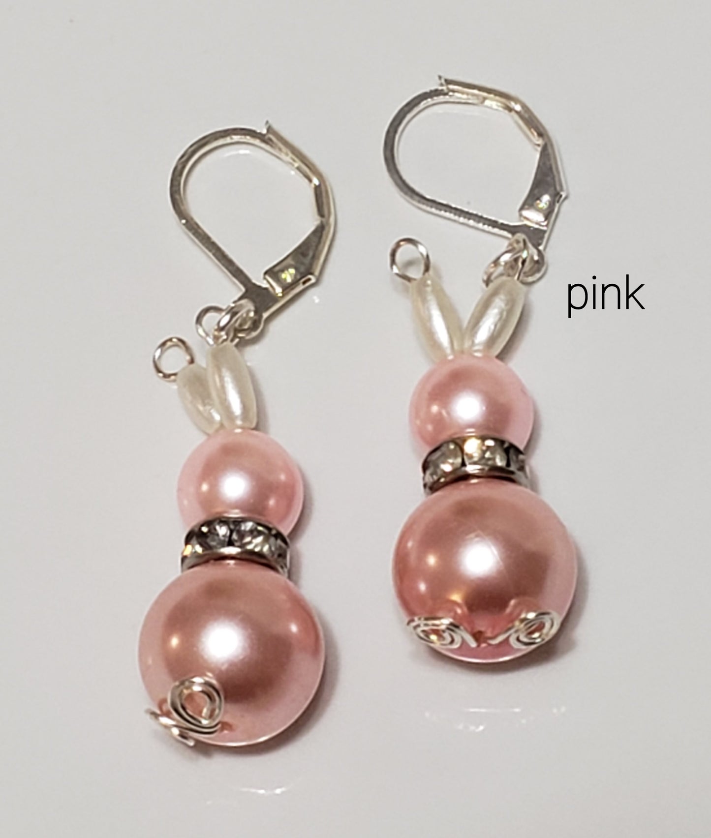 Cute Pearl Bunny Earrings