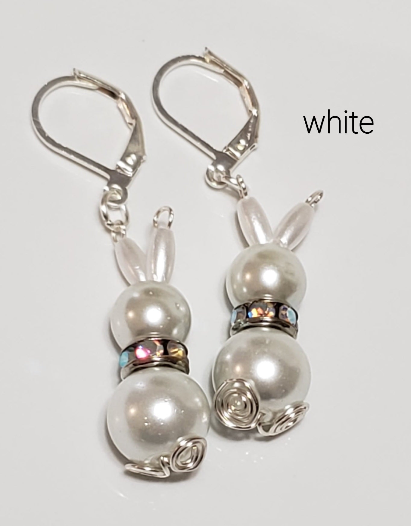 Cute Pearl Bunny Earrings