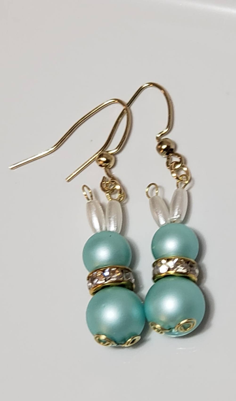 Cute Pearl Bunny Earrings