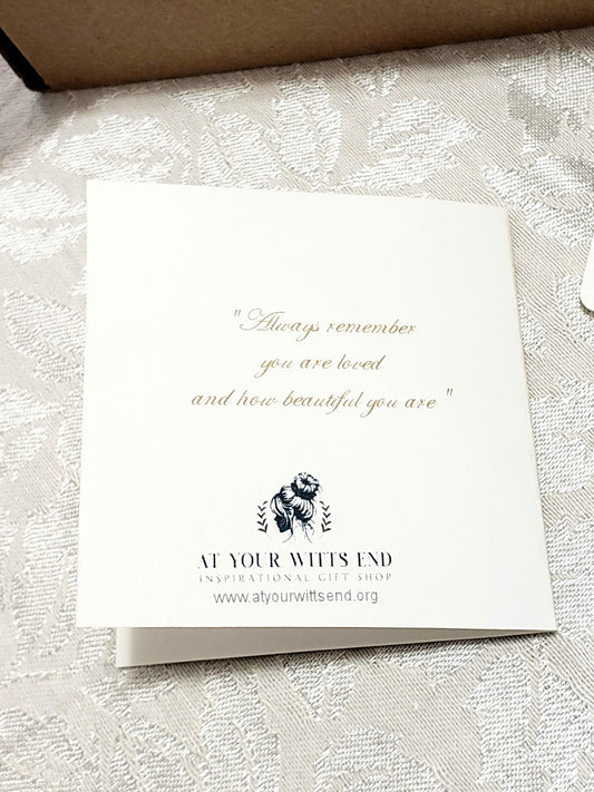 Birthday Blessings Gift Box β Handmade Birth Flower Jewelry & Keepsake Set