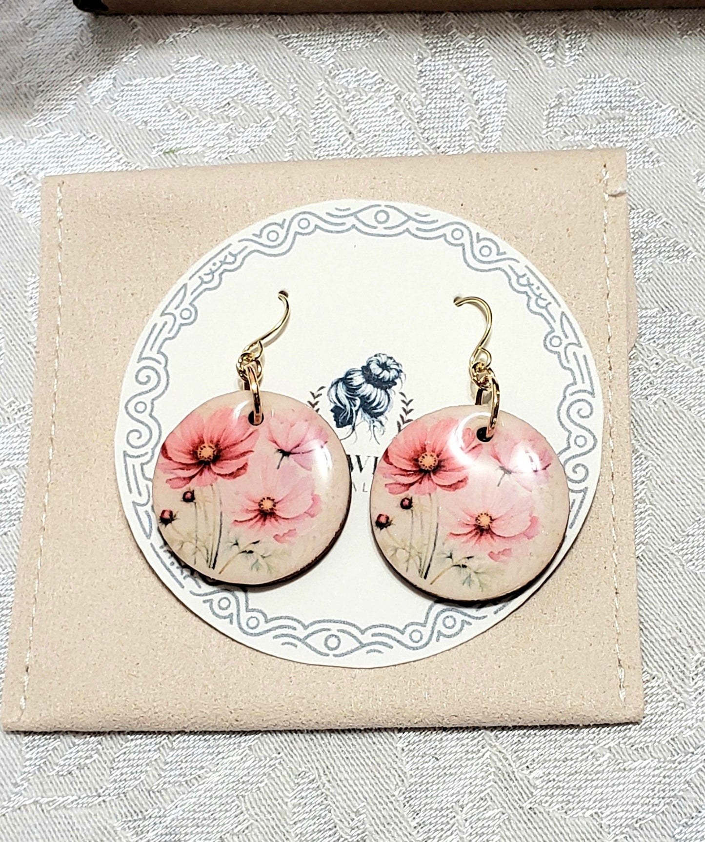 Birthday Blessings Gift Box โ Handmade Birth Flower Jewelry & Keepsake Set