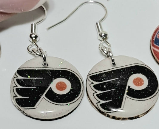 Philadelphia Flyers Resin Earrings