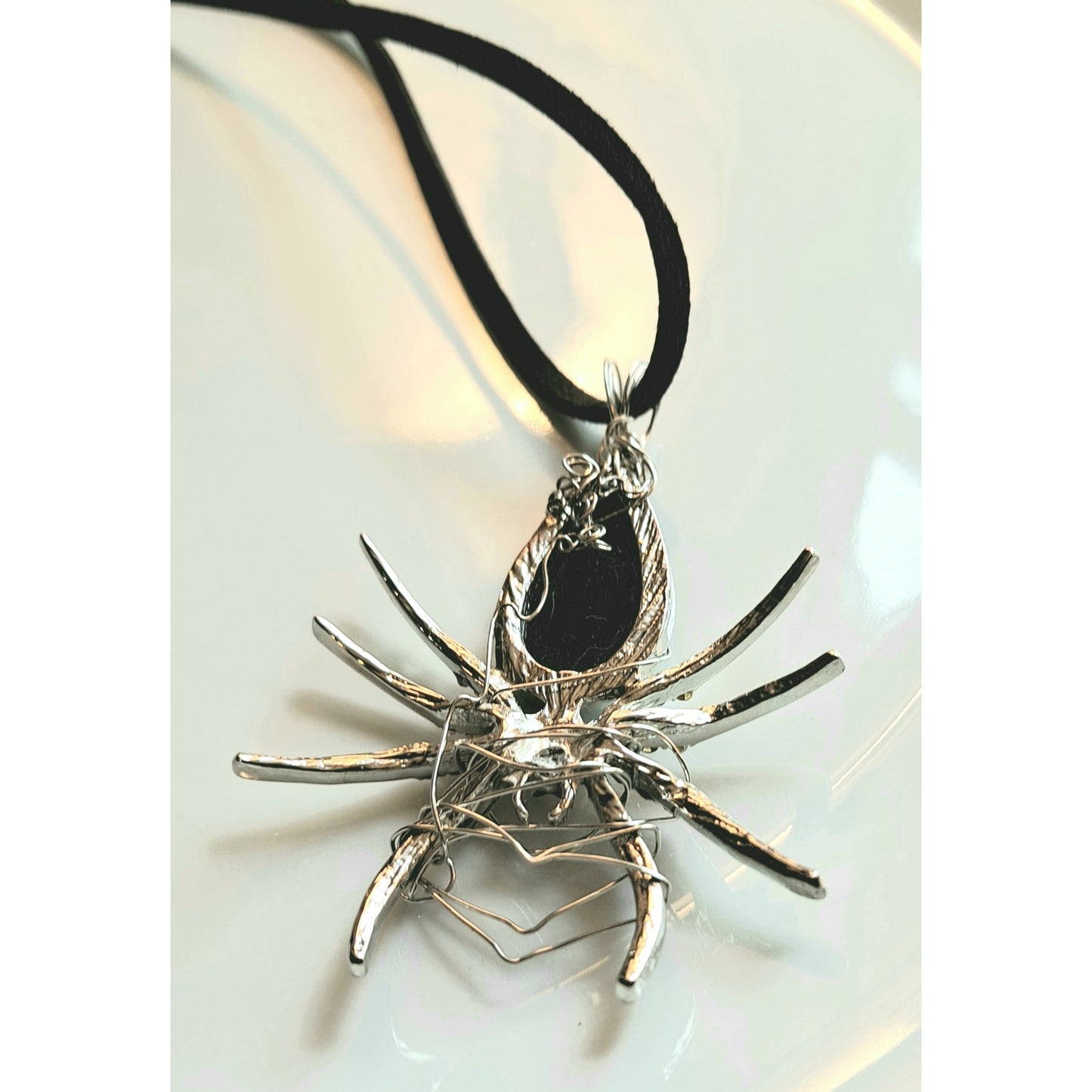 Charolotte the Spider necklace, Halloween Necklace