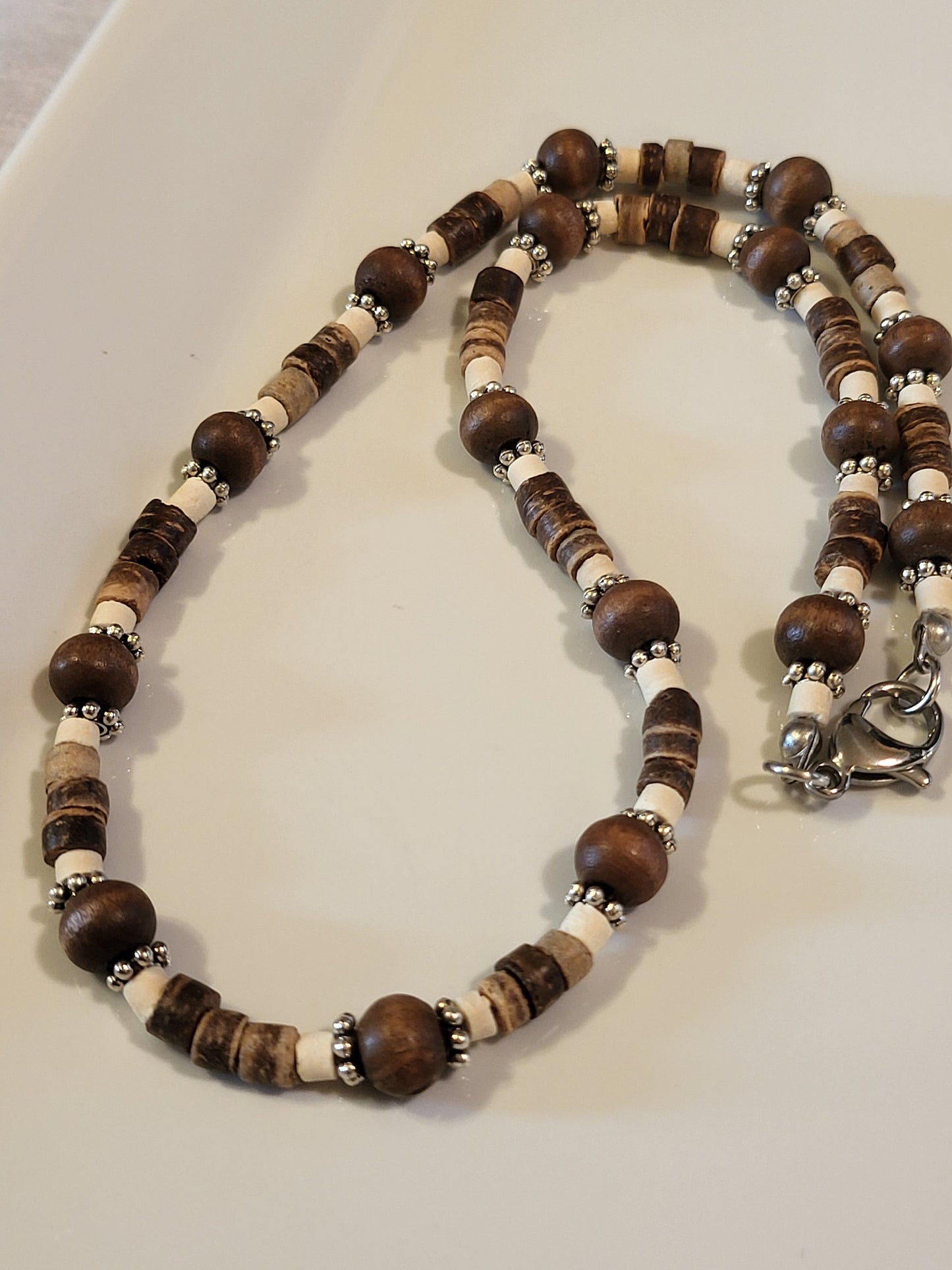 Surfer Style Wood Necklace