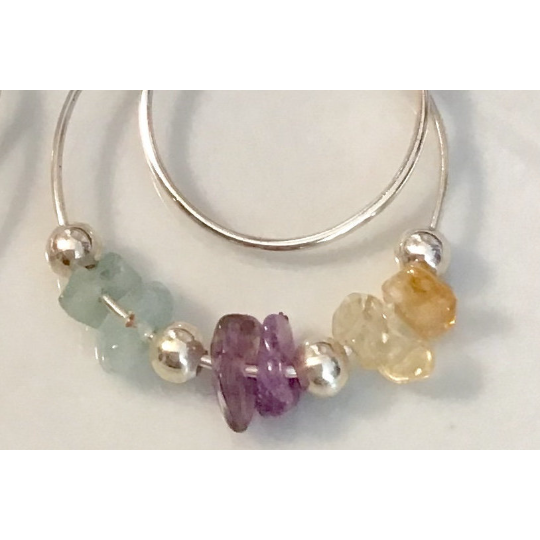 Gem Stone Earrings