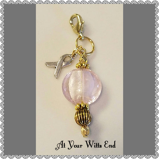 Breast Cancer Awareness Keychain / Zipper Pull. AK1007