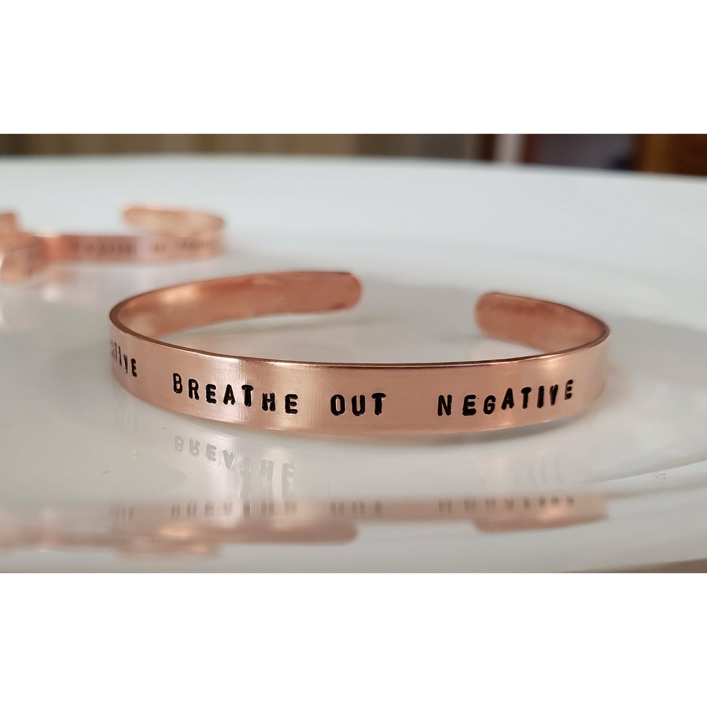 Mantra Copper Cuff, (1), inspirational bracelets, copper bracelet, gifts for her, yoga
