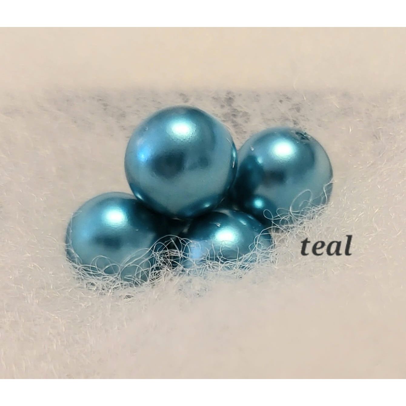 Pretty teal pearls.