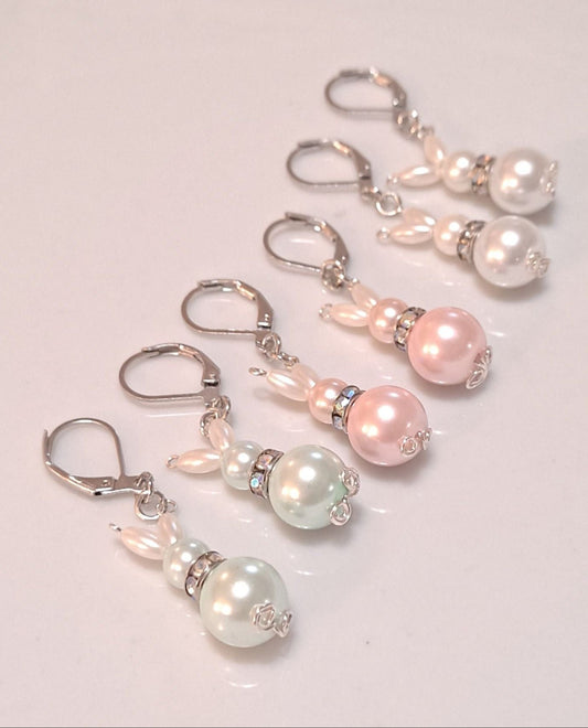 Cute Pearl Bunny Earrings