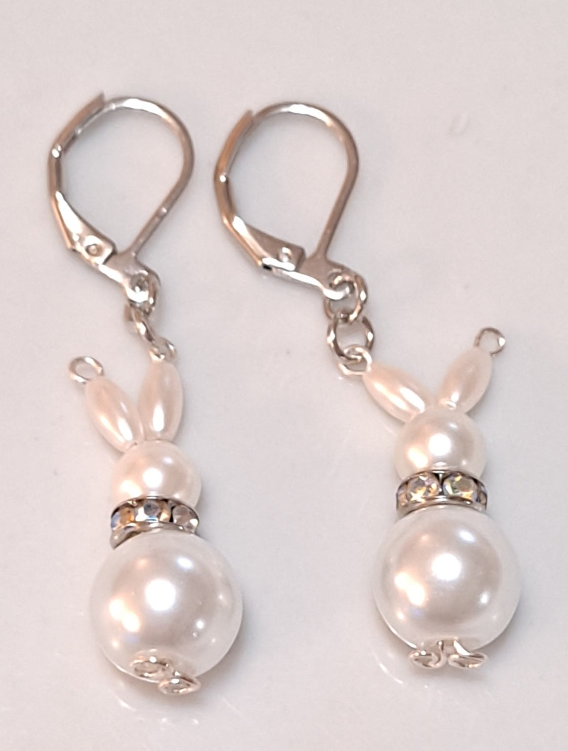 Cute Pearl Bunny Earrings