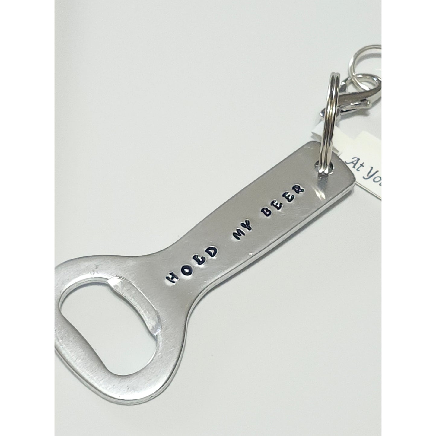 Aluminum Bottle Opener Keychain Funny Saying