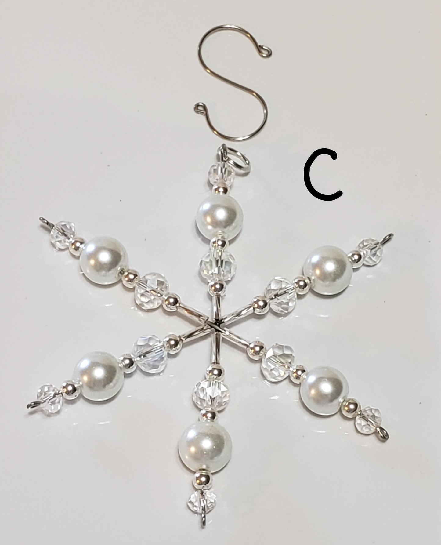 Beaded Snowflake Ornament