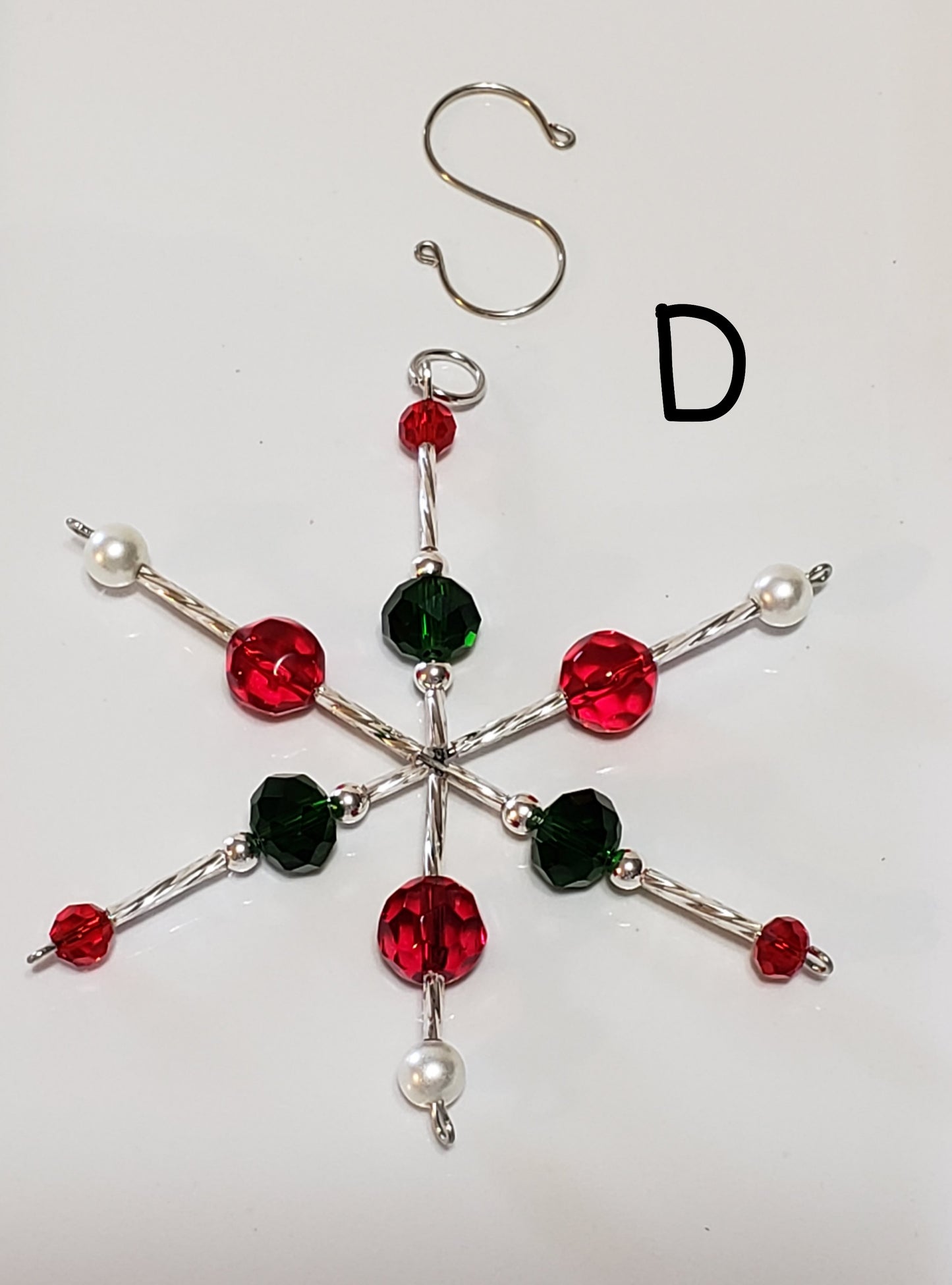 Beaded Snowflake Ornament