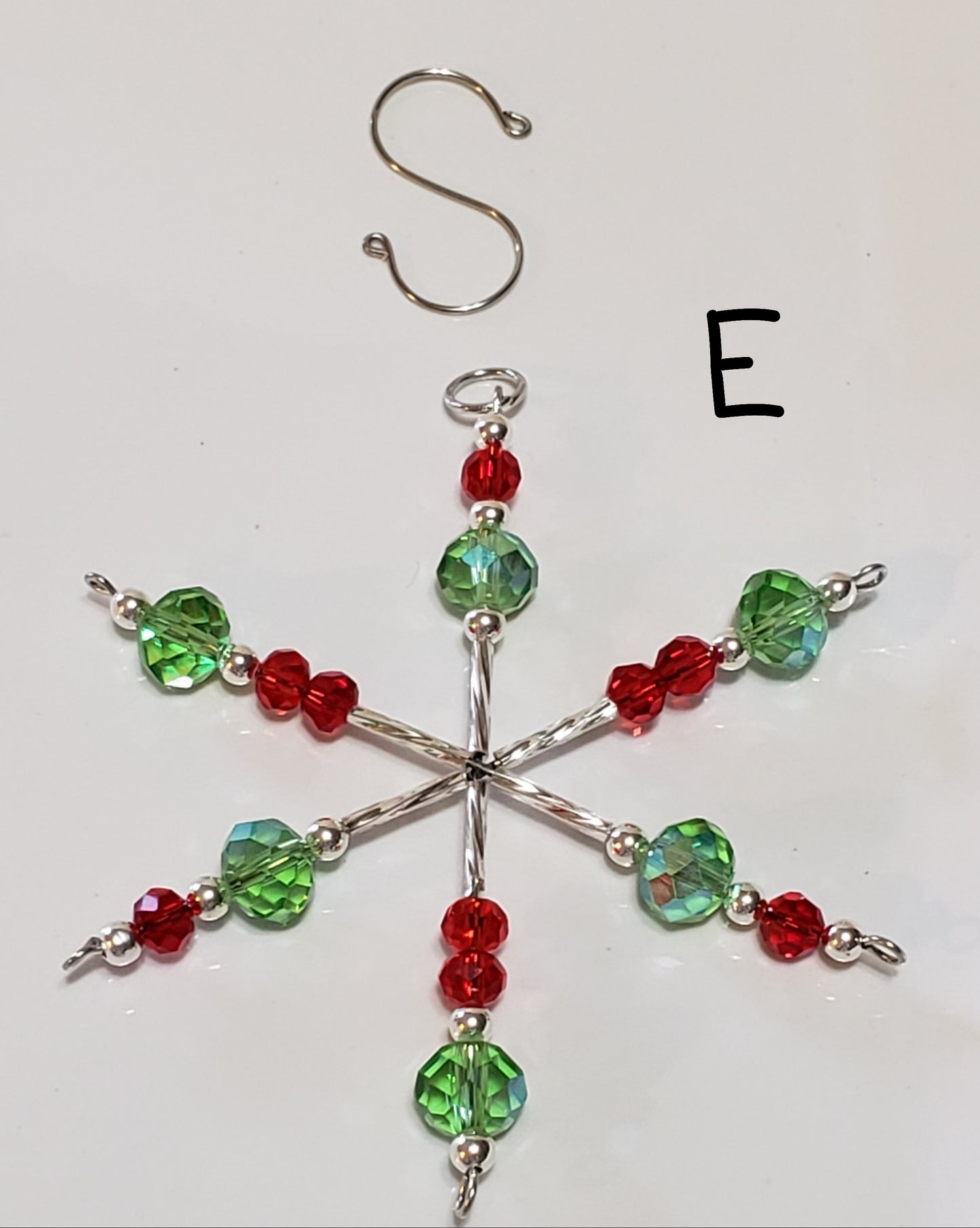 Beaded Snowflake Ornament