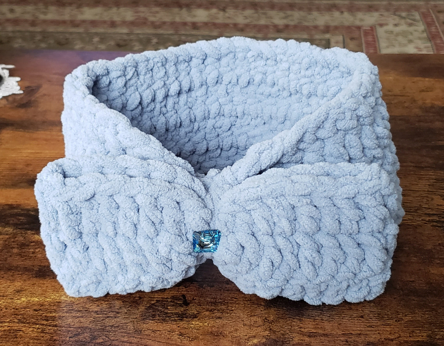 Adorable Crocheted Headbands with Pretty Bow