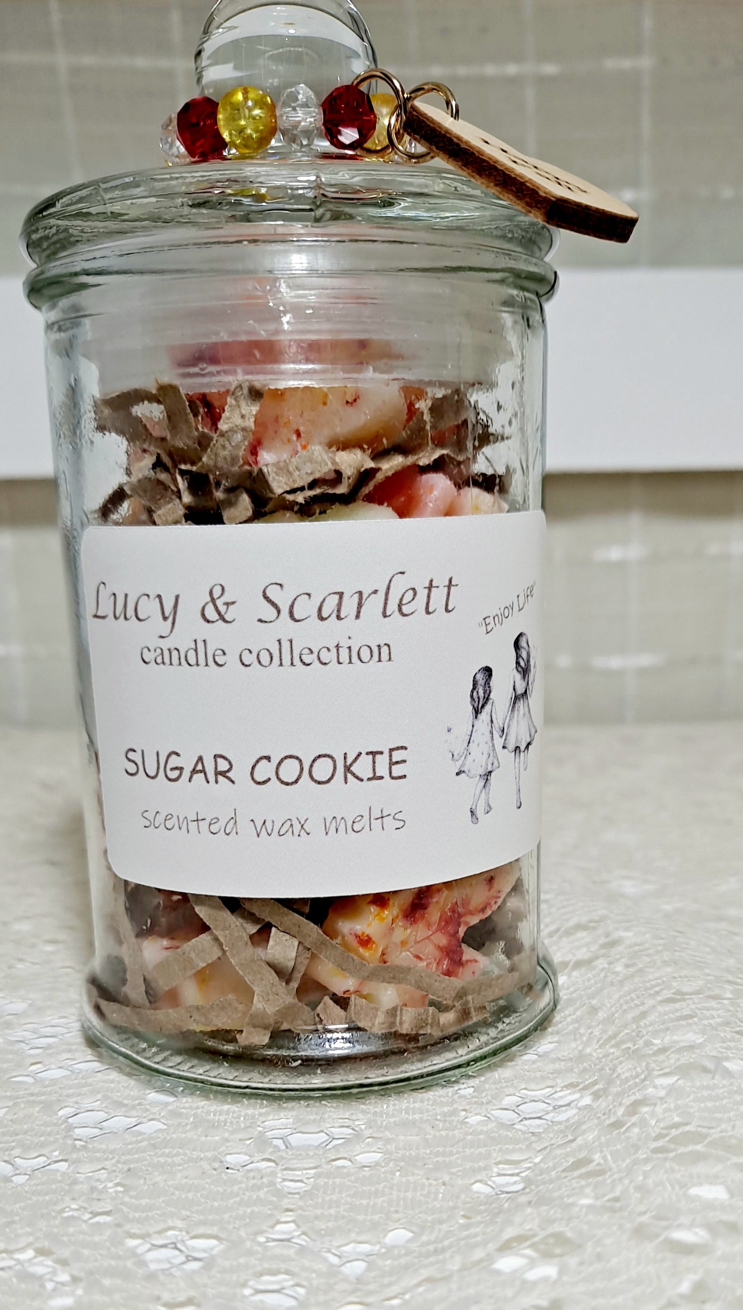 Fall Leaf Wax Melts in Glass Jar