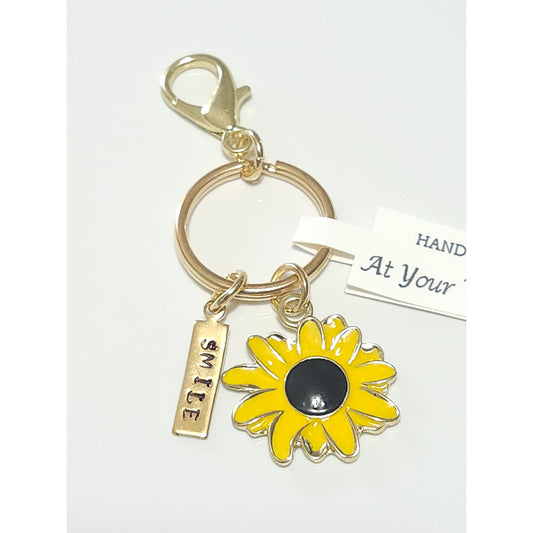 Sunflower keychain SMILE