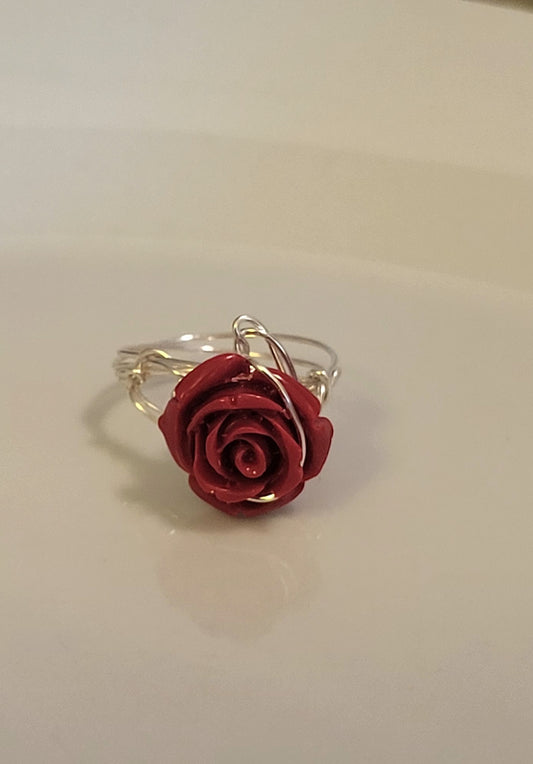 Red Rose Ring  size 7