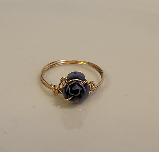 Purple Rose Ring  size 5.5