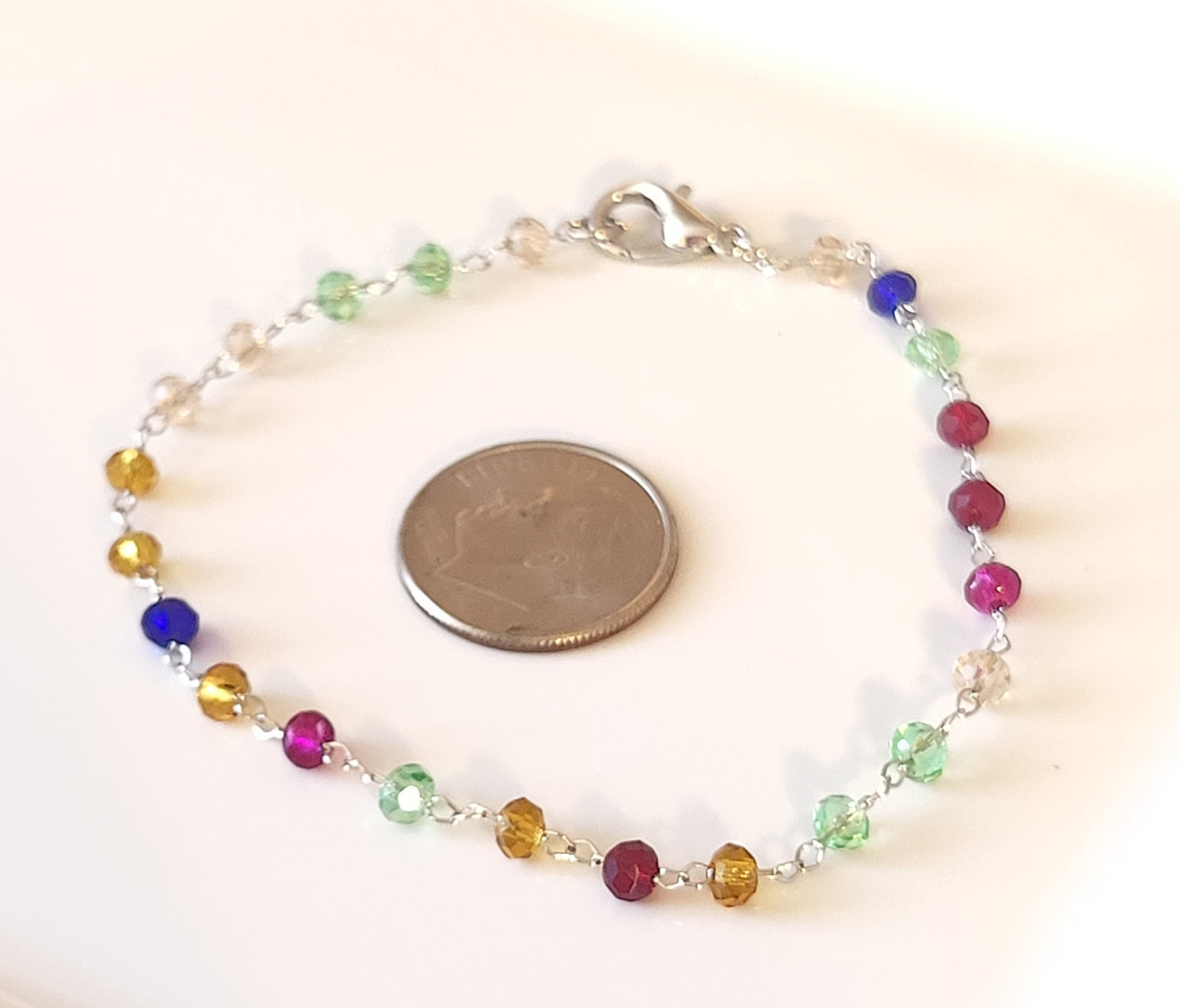Colorful Delicate Crystal Bracelet