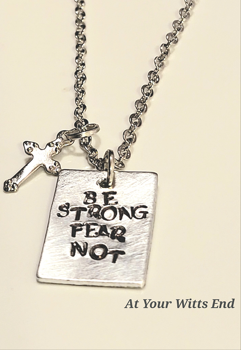 Inspirational Necklace with Cross