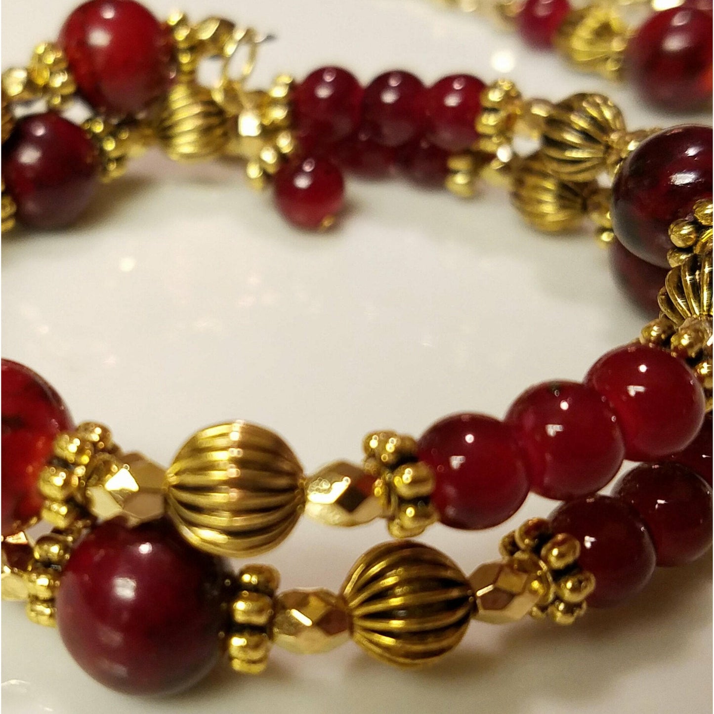 Wrap Bracelet, bracelets, womens bracelets, Burgundy bracelet