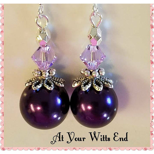 Gorgeous Purple Earrings