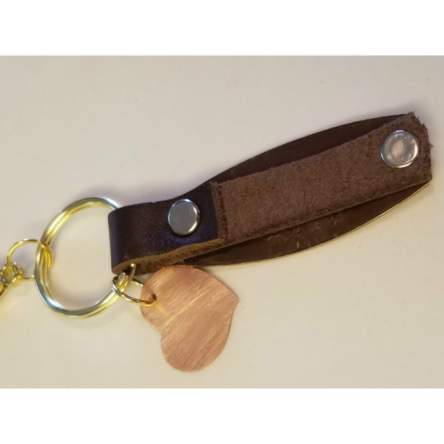 Personalized Leather KeyChain  Men's