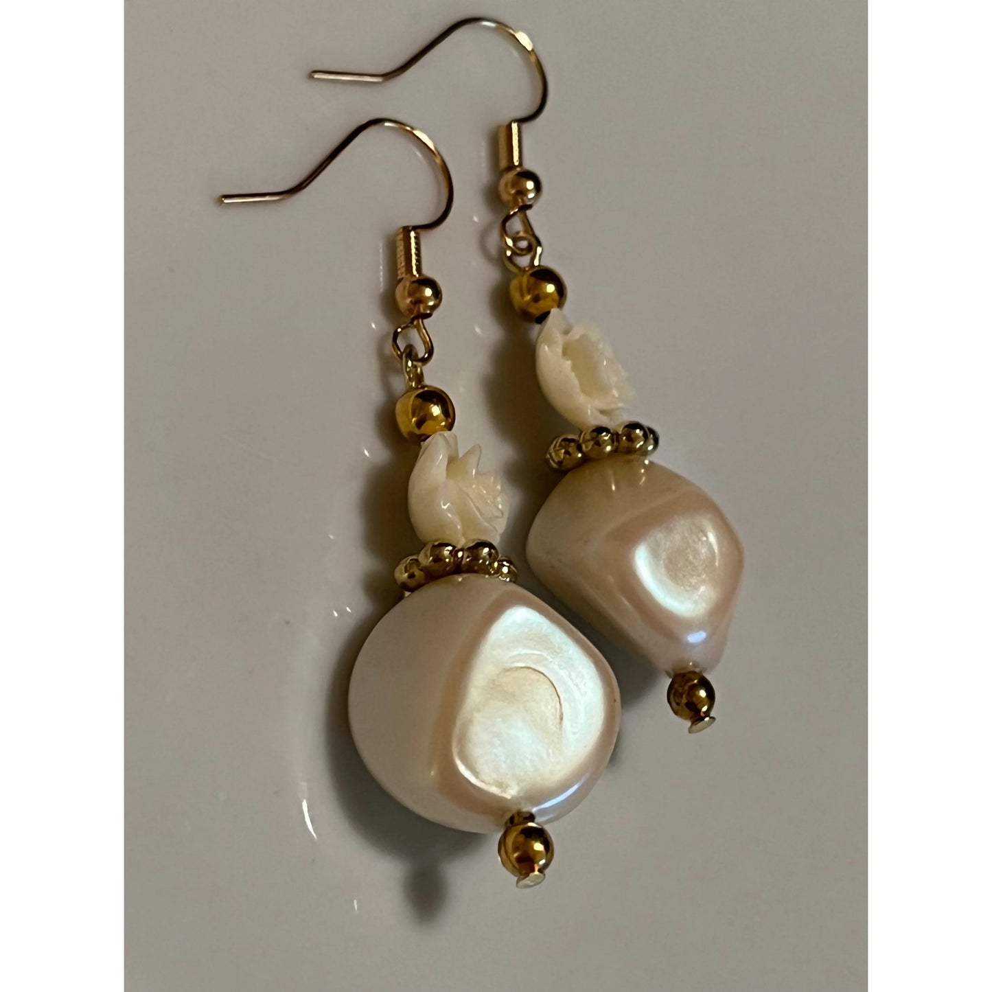 Ivory Rose Earrings