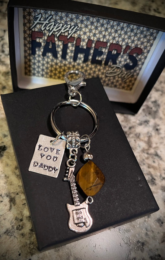 Guitar Key Chain, Father's Day