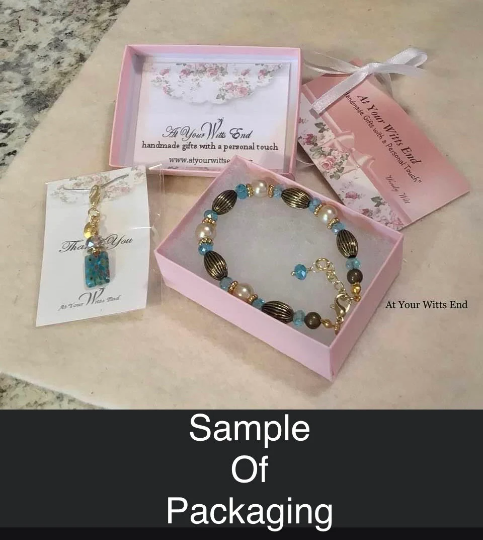 Lovely in Iridescent Pink  necklace & earring set